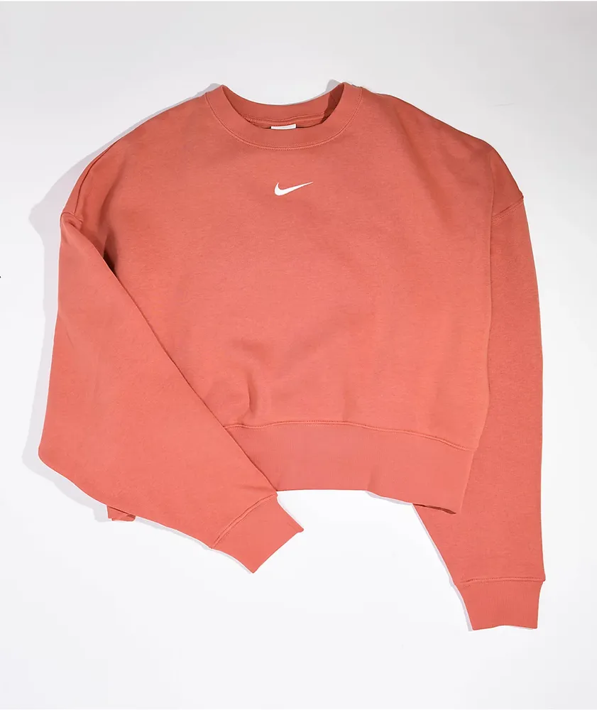 Nike cropped crew neck sale