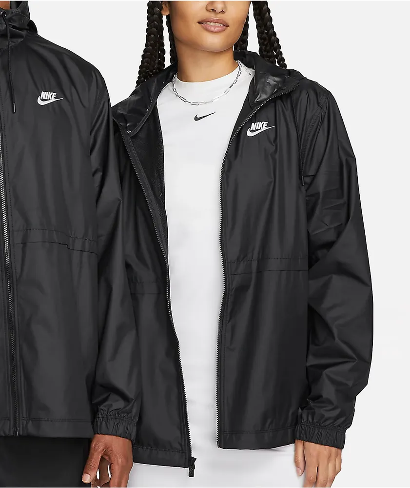 Black windbreaker store zumiez
