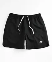 Black nike woven shorts deals