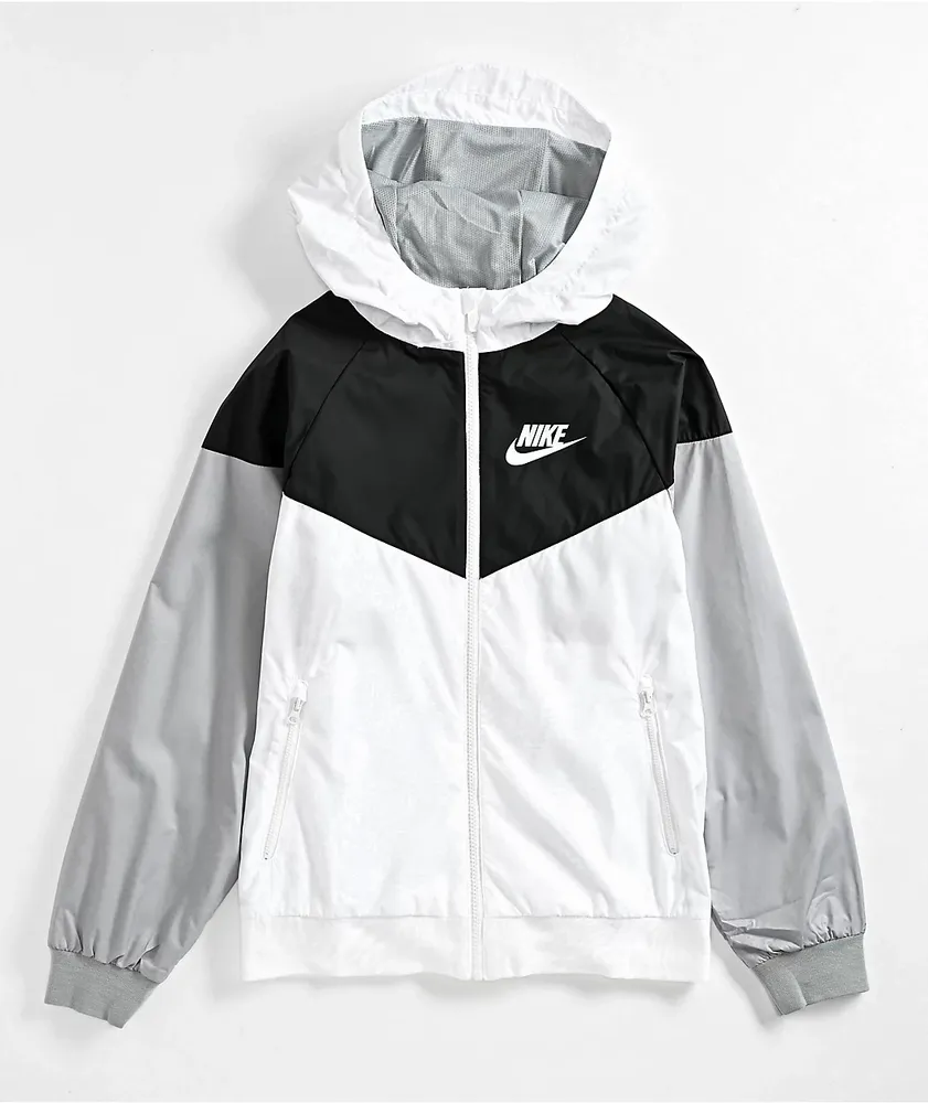 White nike windbreaker mens hot sale