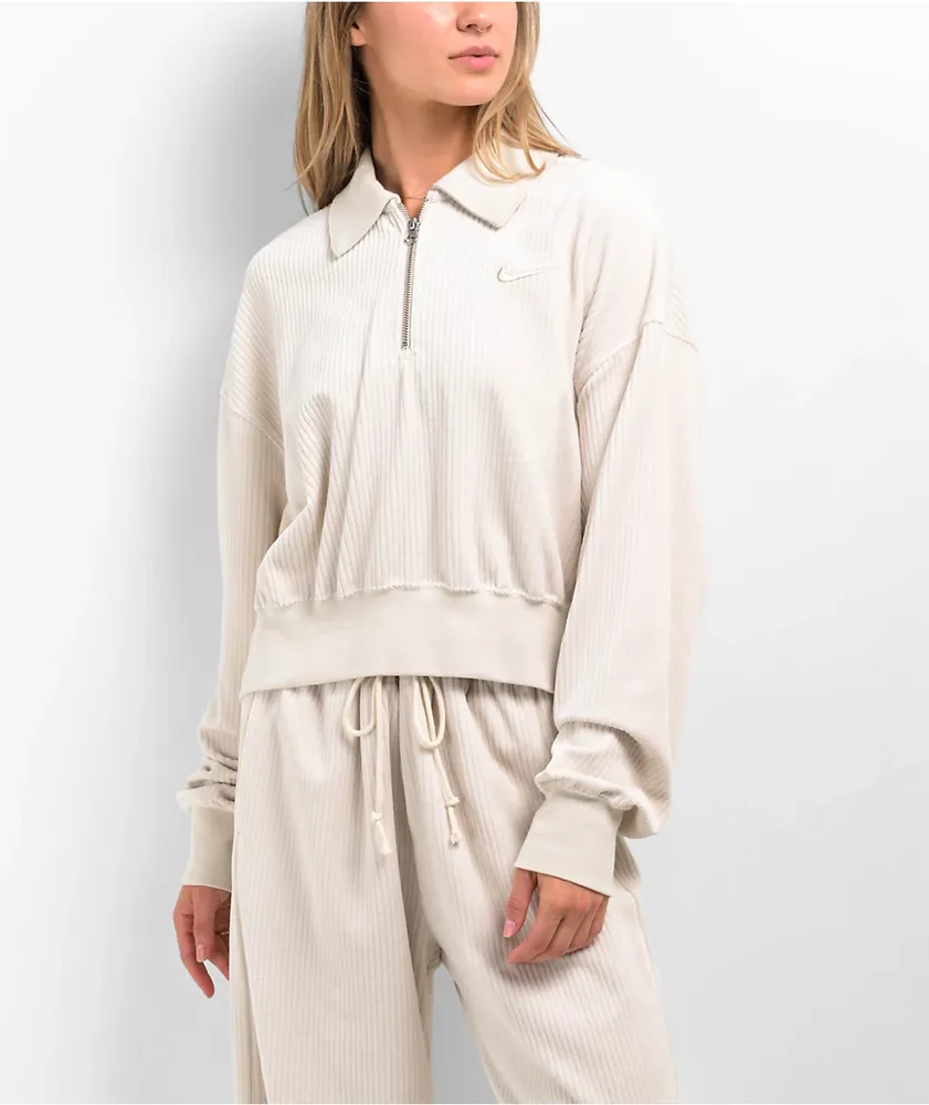 Nike velour hoodie women's top
