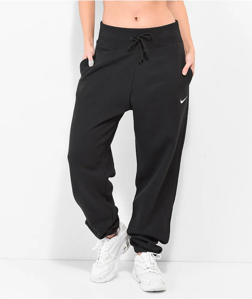 Black nike jogging bottoms top