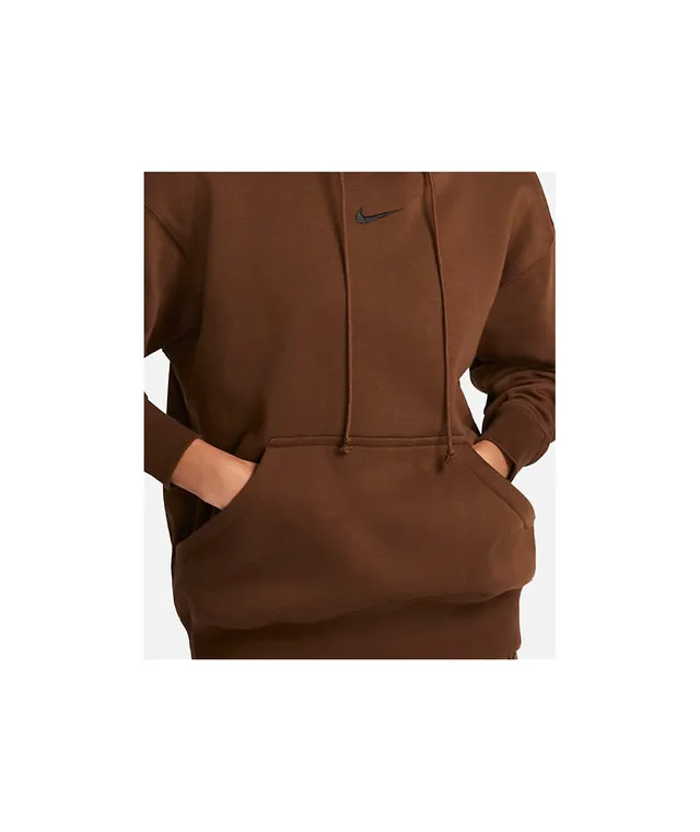 Brown hoodie nike cheap