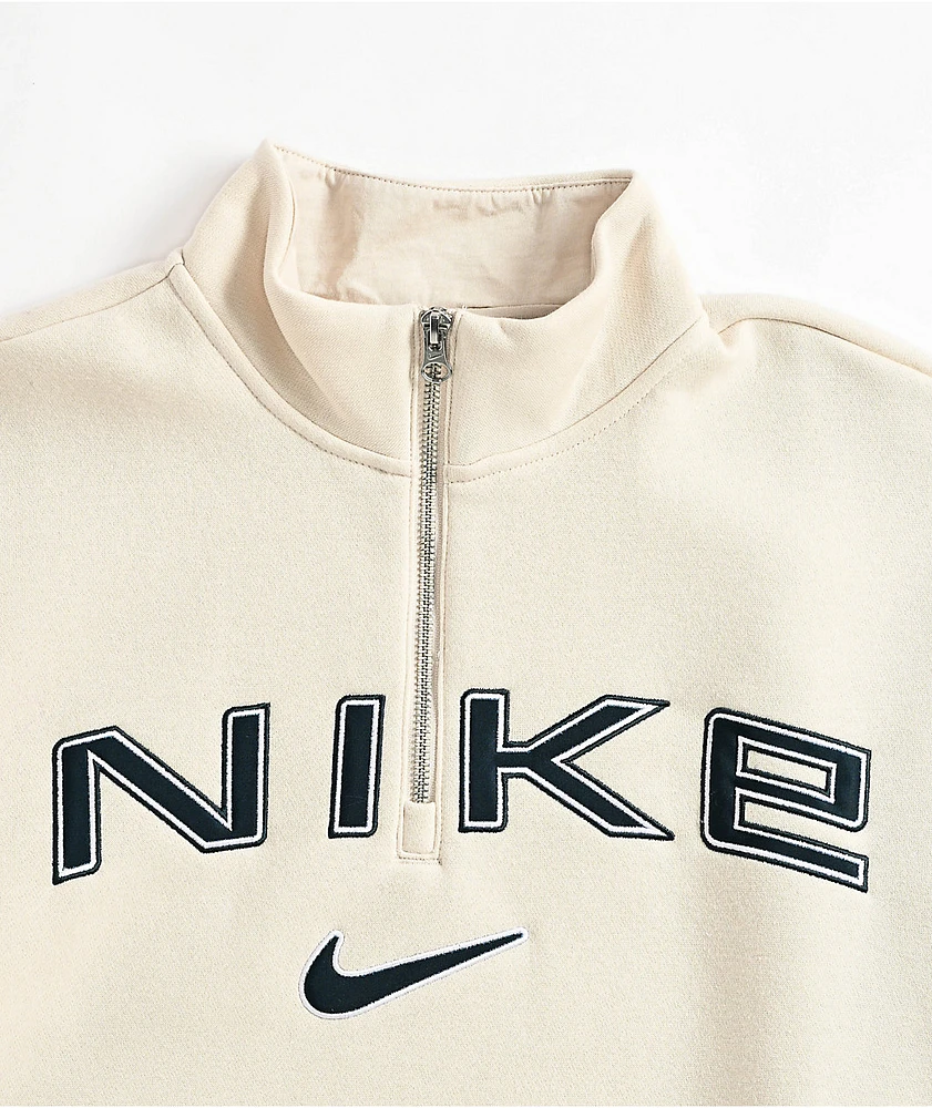 Nike Sportswear Phoenix Fleece Logo Light Orewood Quarter