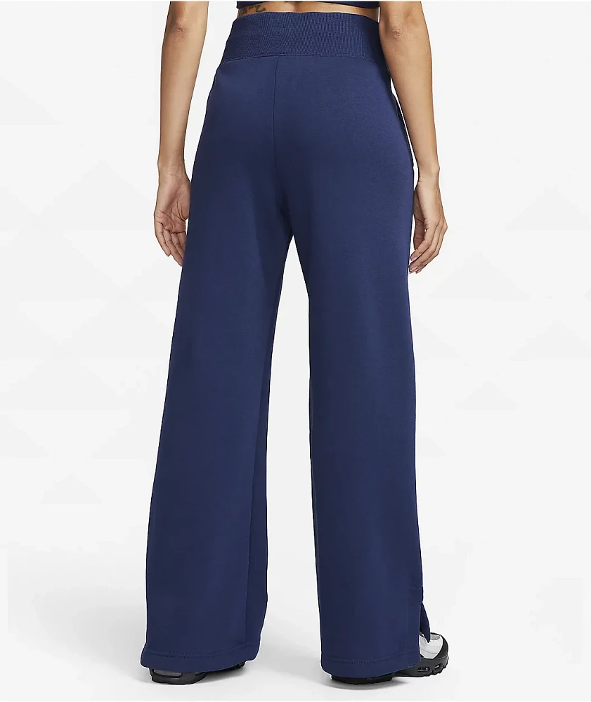 Womens navy blue nike sweatpants top