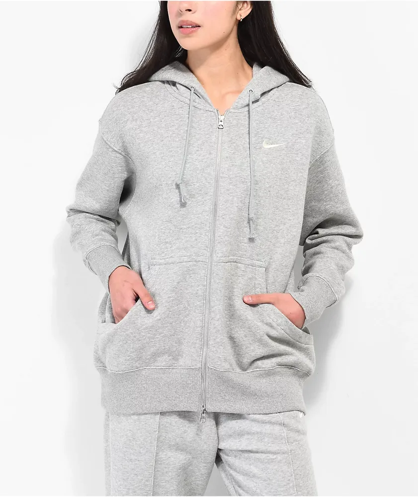 Nike Sportswear Phoenix Grey Zip Hoodie Pueblo Mall