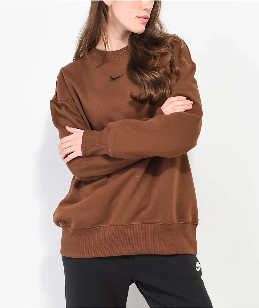 High neck nike sweatshirt sales