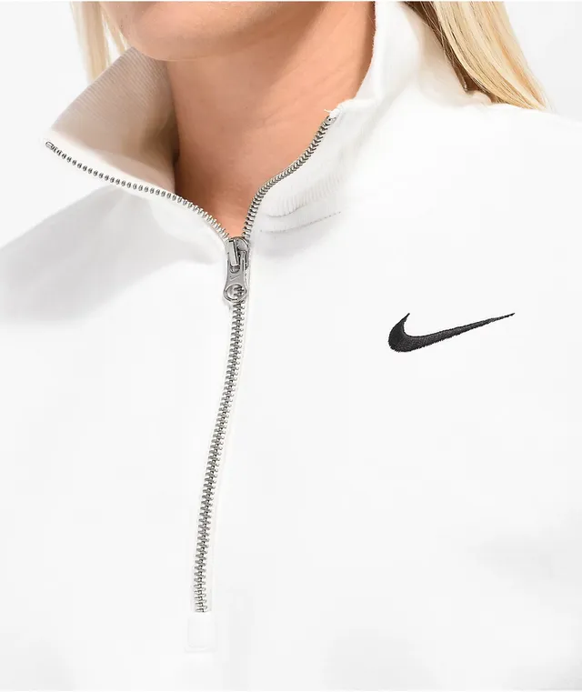 White nike quarter zip hotsell