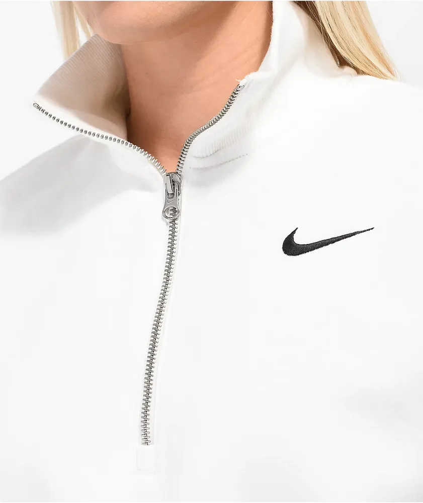 Nike crop quarter best sale zip