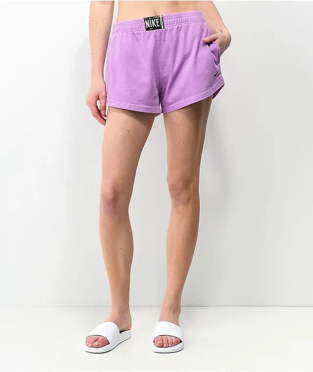 Purple nike online sweat shorts