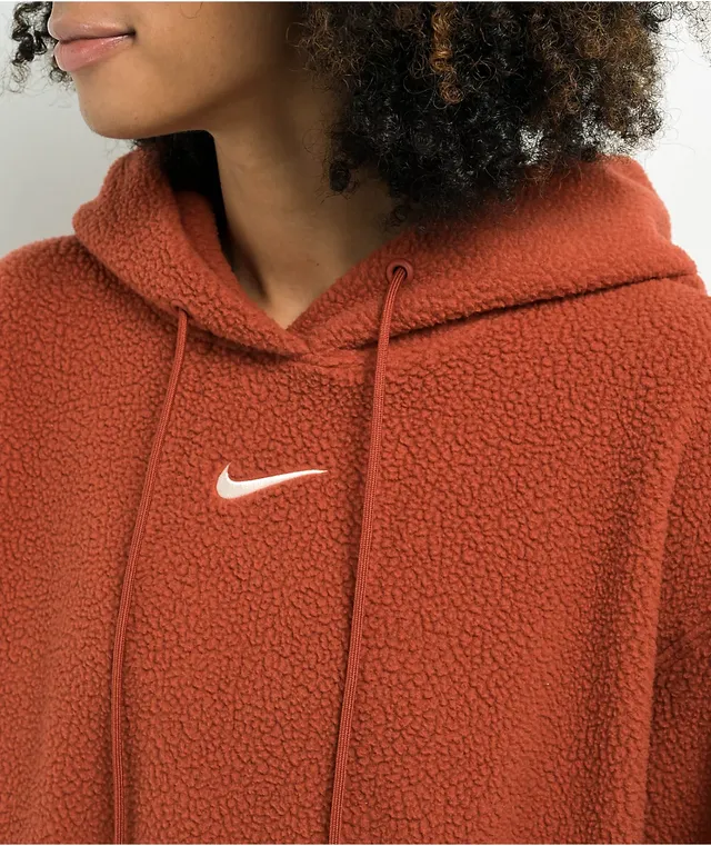 Nike sportswear hoodie orange top