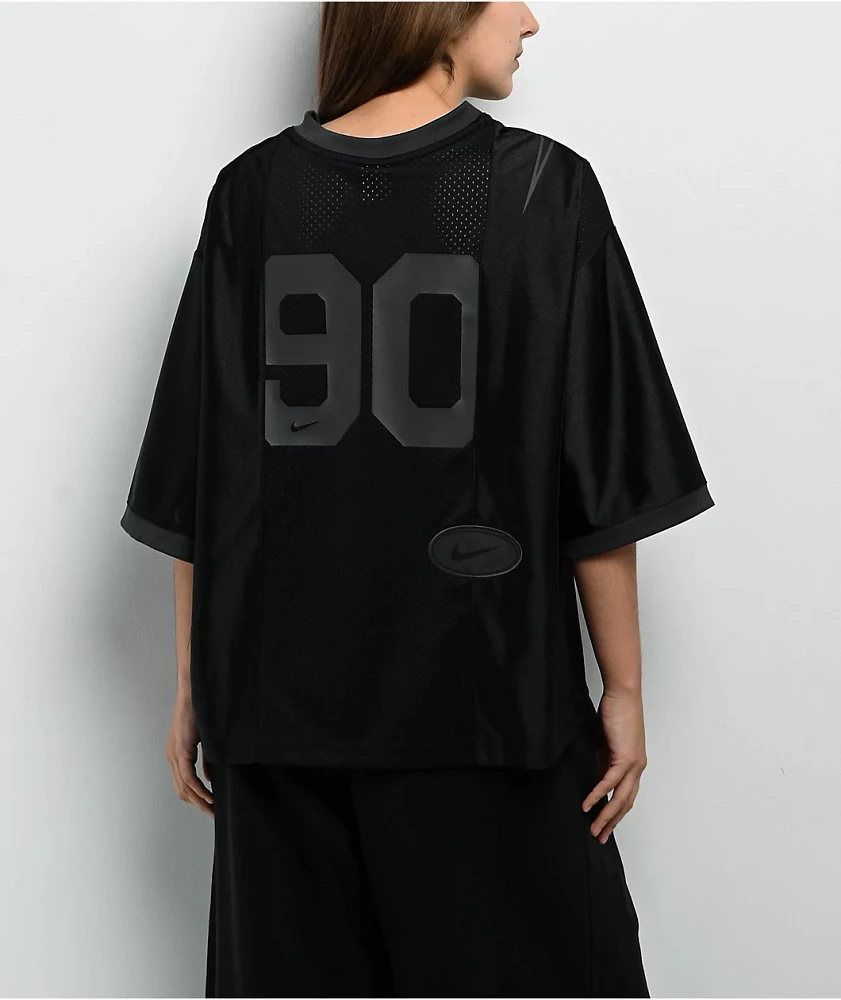 Nike Sportswear Street Black Crop Football Jersey | Liberty Center