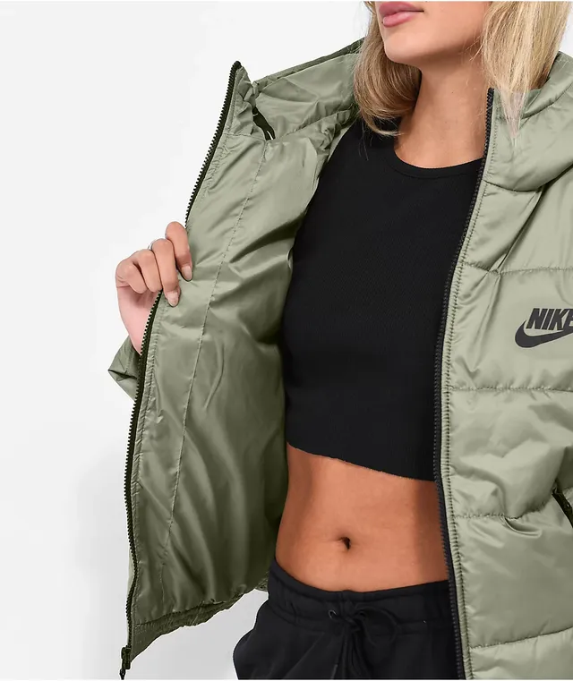 Nike Sportswear Therma Fit Tan Puffer Jacket CoolSprings Galleria