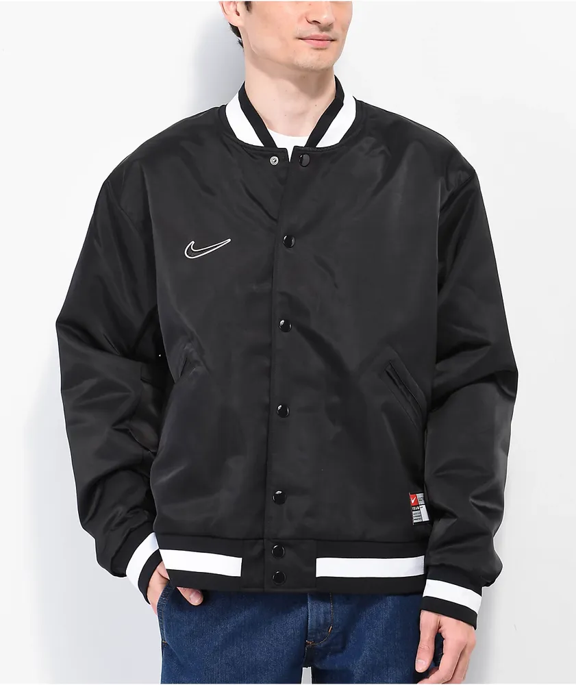 Nike Varsity Black Baseball Jacket Plaza Las Americas
