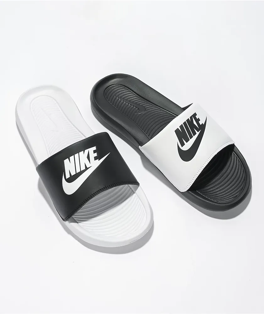 Nike Victori One Mismatch Black White Slide Sandals Mall of America®
