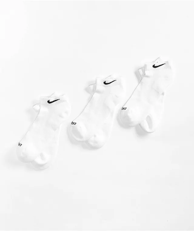 Women's nike white ankle socks outlet