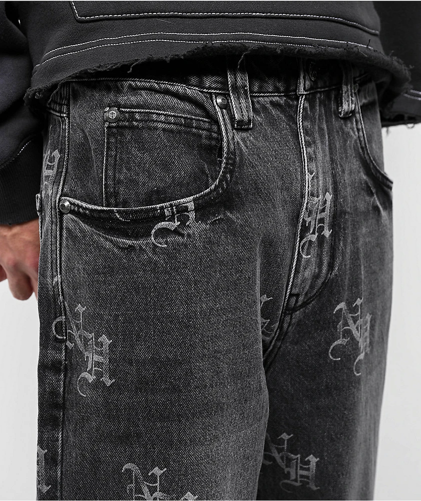 Ninth Hall Ambush Black Wash Loose Fit Jeans at Foxvalley Mall in