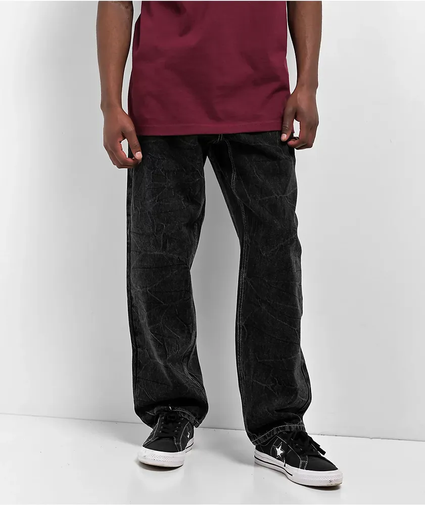 Ninth Hall Ambush Embroidered Black Denim Jeans at Mall of