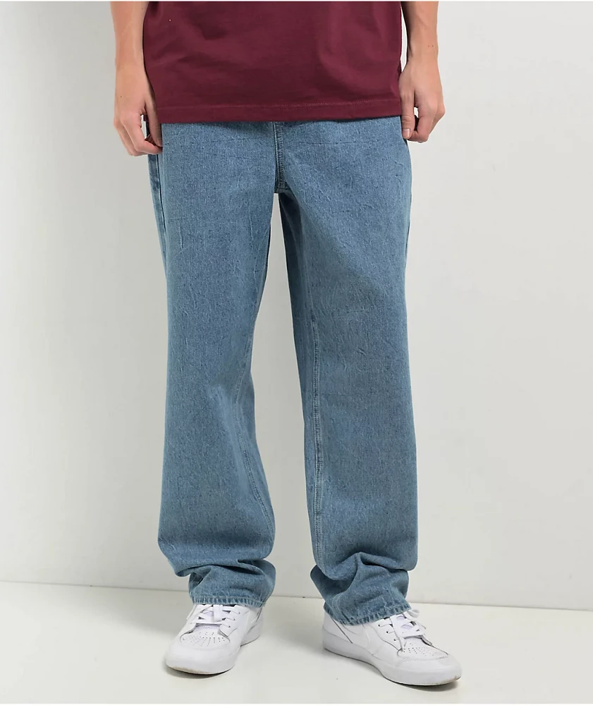 Ninth Hall Ambush Medium Blue Loose Fit Jeans | Arden Fair