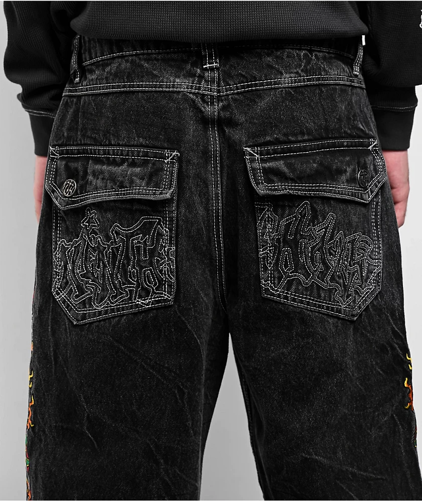Ninth Hall Ambush Panther Black Wash Jeans | Arden Fair