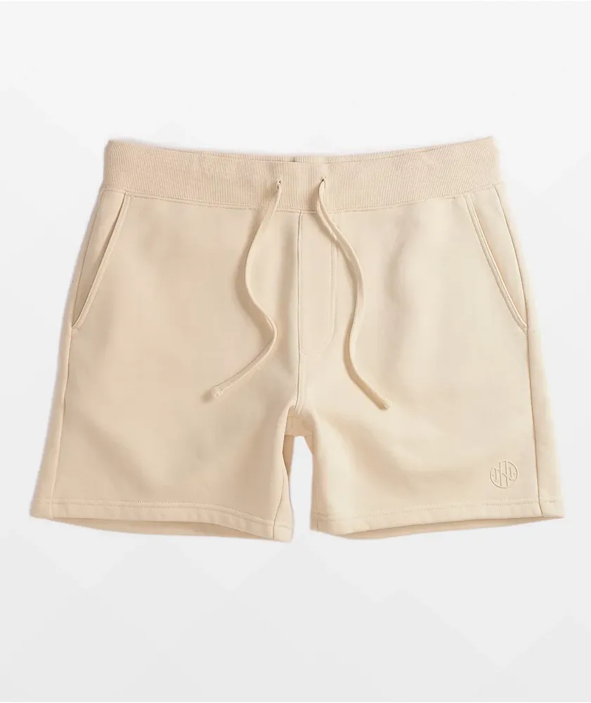 Tan sweat shorts hotsell