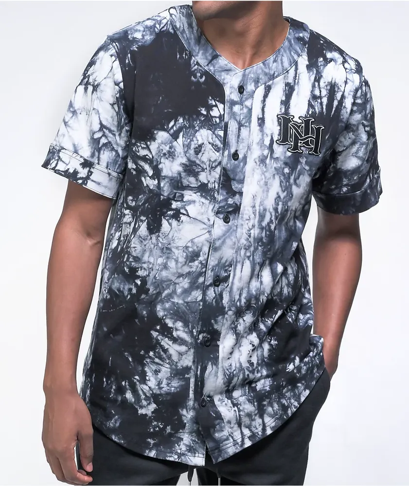 Ninth Hall Benched Tie Dye Baseball Jersey | MainPlace Mall