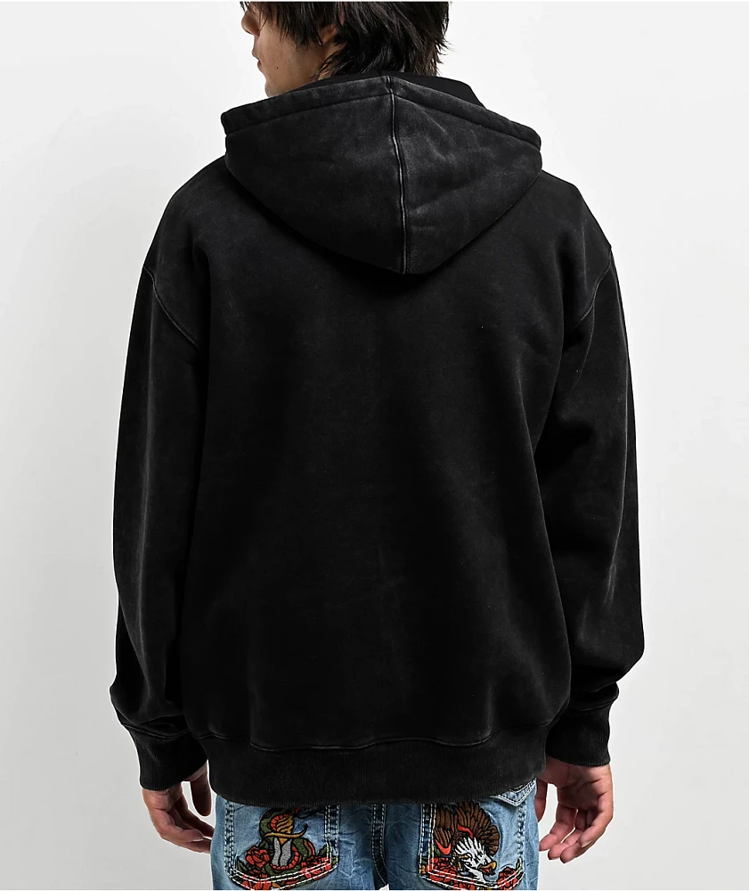 トップス 9/S PROJECT FUR ZIP HOODIE - BLACK FUR ZIP HOODIE - BLACK 9/S PROJECT Ninth Hall Fundamentals
