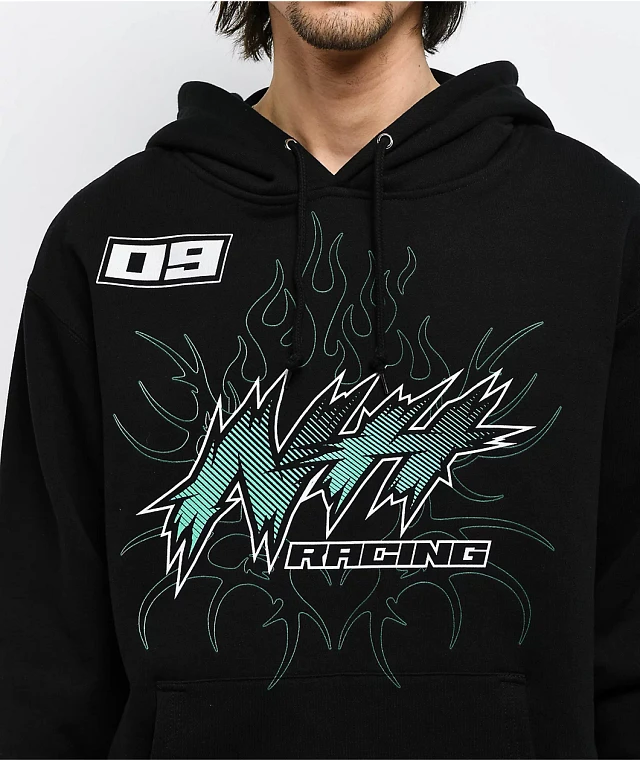 Ninth Hall Fast Lane Black Hoodie | MainPlace Mall