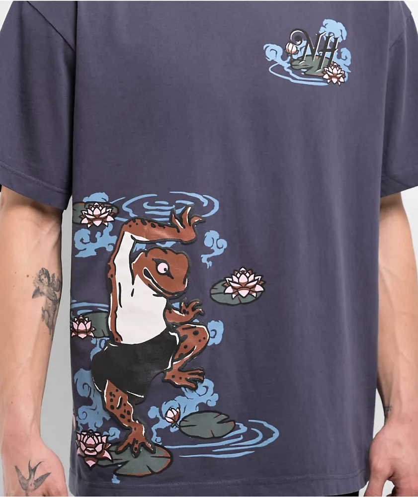 Ninth Hall Froggy Flash Navy T-Shirt | Arden Fair
