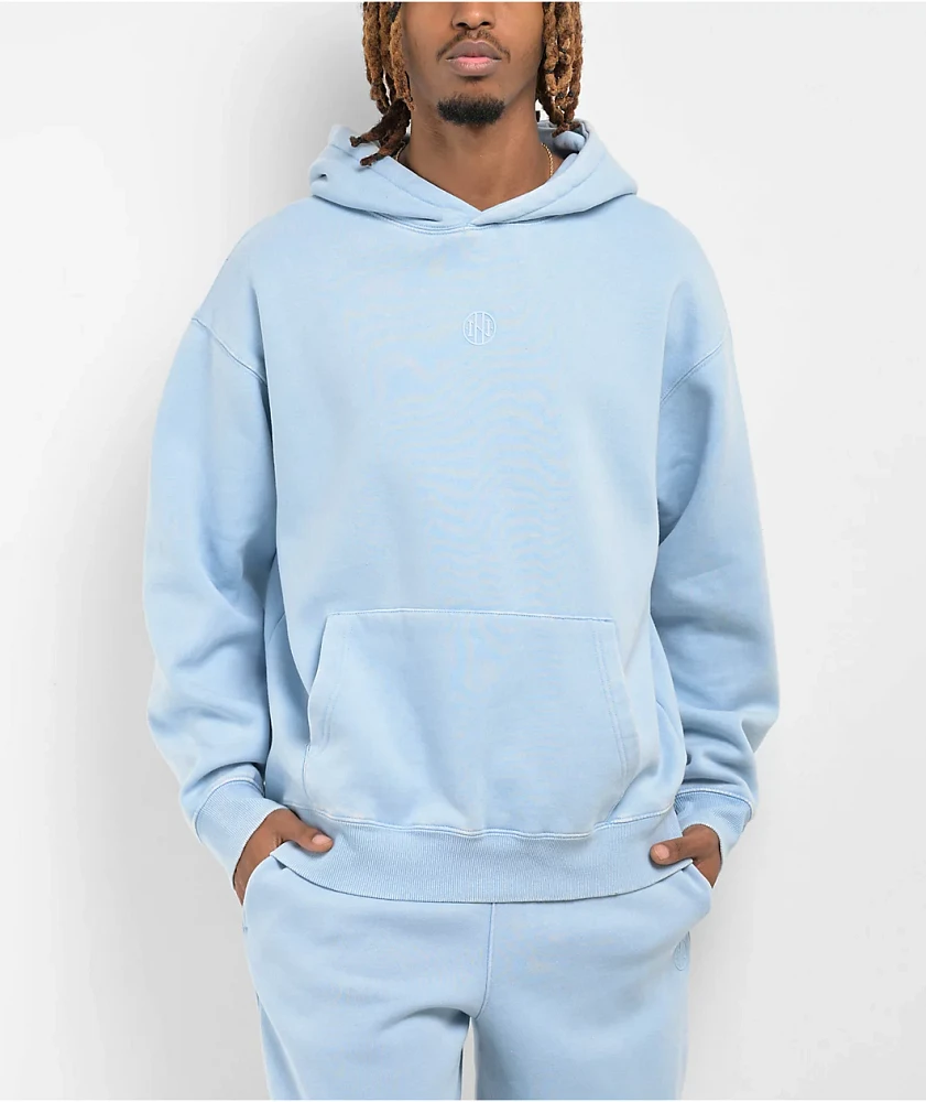 Ninth Hall Fundamental Light Blue Boxy Hoodie | Arden Fair