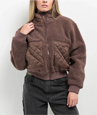Ninth Hall Fundamentals Varsity Black Hooded Bomber Jacket
