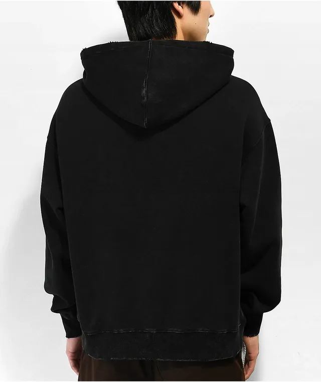 Ninth Hall Fundamentals Black Distressed Hoodie CoolSprings