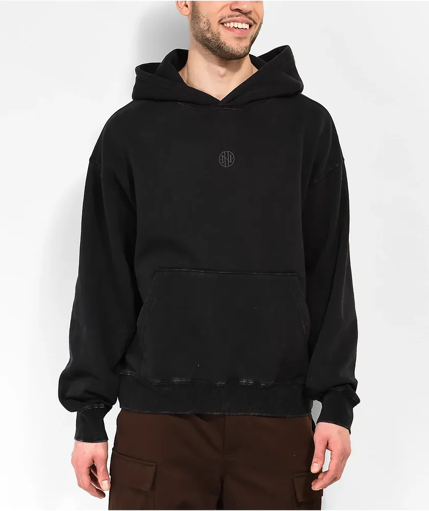 Large sale black hoodie