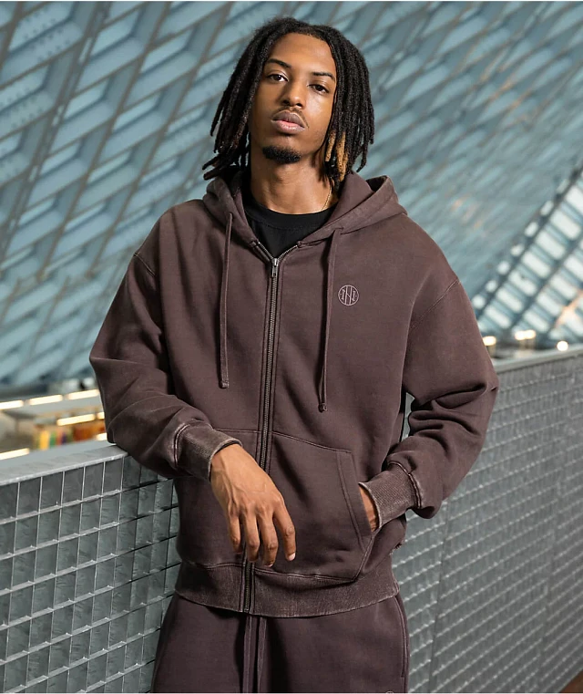 ANCELLM COAT(BROWN)２ HOODIE SWEAT