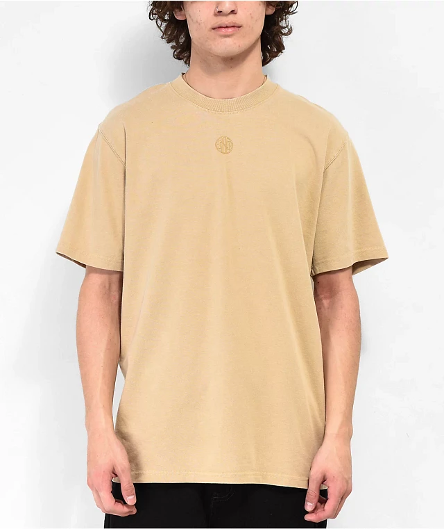 Ninth Hall Fundamentals Brown Wash Boxy T-Shirt at Foxvalley Mall