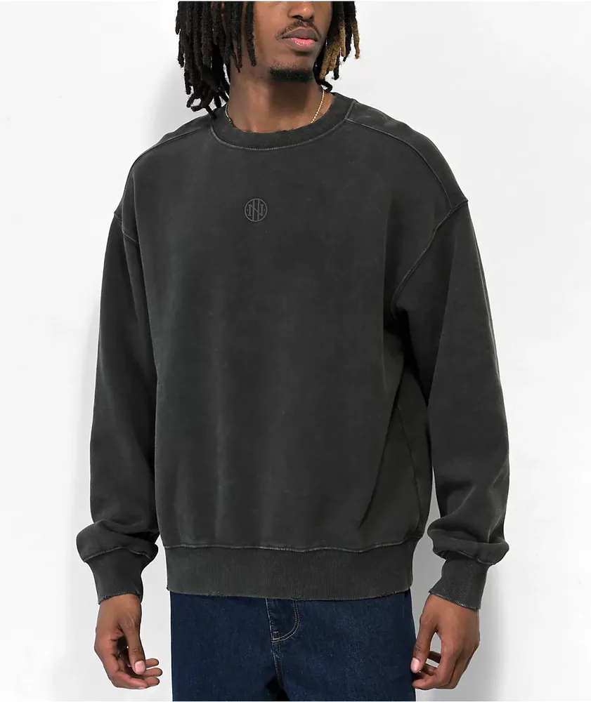 Ninth Hall Fundamentals Distressed Ash Crewneck Sweatshirt