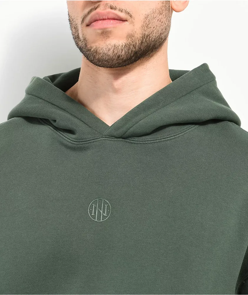 Green washed hoodie new arrivals