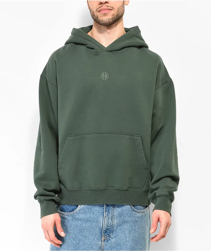 Ninth Hall Fundamentals Green Wash Hoodie The Pen Centre