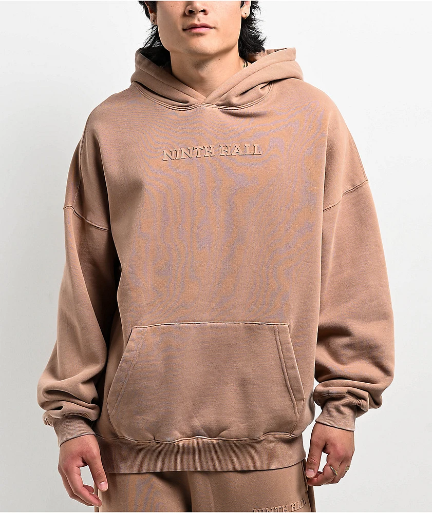 Ninth Hall Fundamentals Logo Chanterelle Oversized Hoodie at