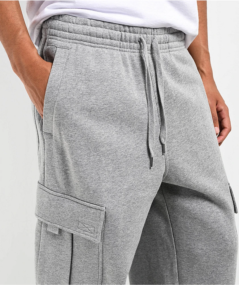Ninth Hall Fundamentals Stash Grey Baggy Cargo Sweatpants | Mall of ...