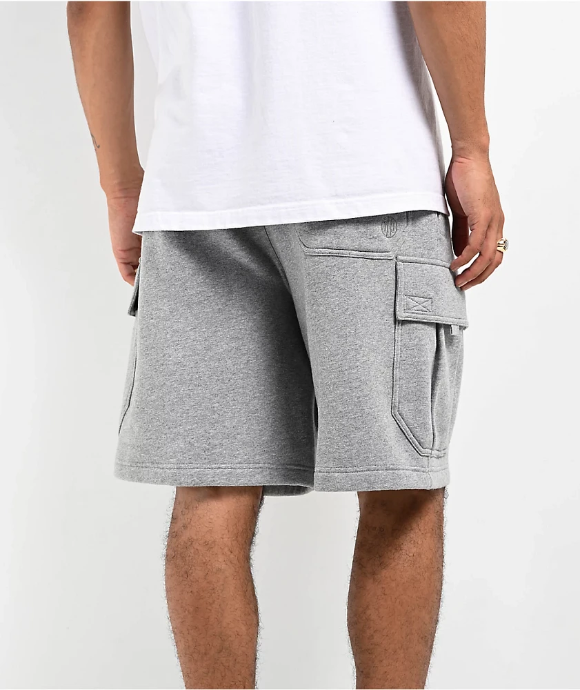 Ninth Hall Fundamentals Stash Grey Cargo Sweat Shorts | Liberty Center