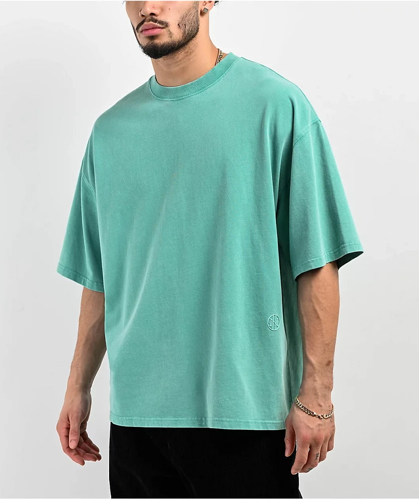 Ninth Hall Fundamentals Teal Oversized T-Shirt | MainPlace Mall
