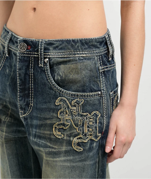 Ninth Hall Idle Blue Wash Straight Leg Jeans at CoolSprings