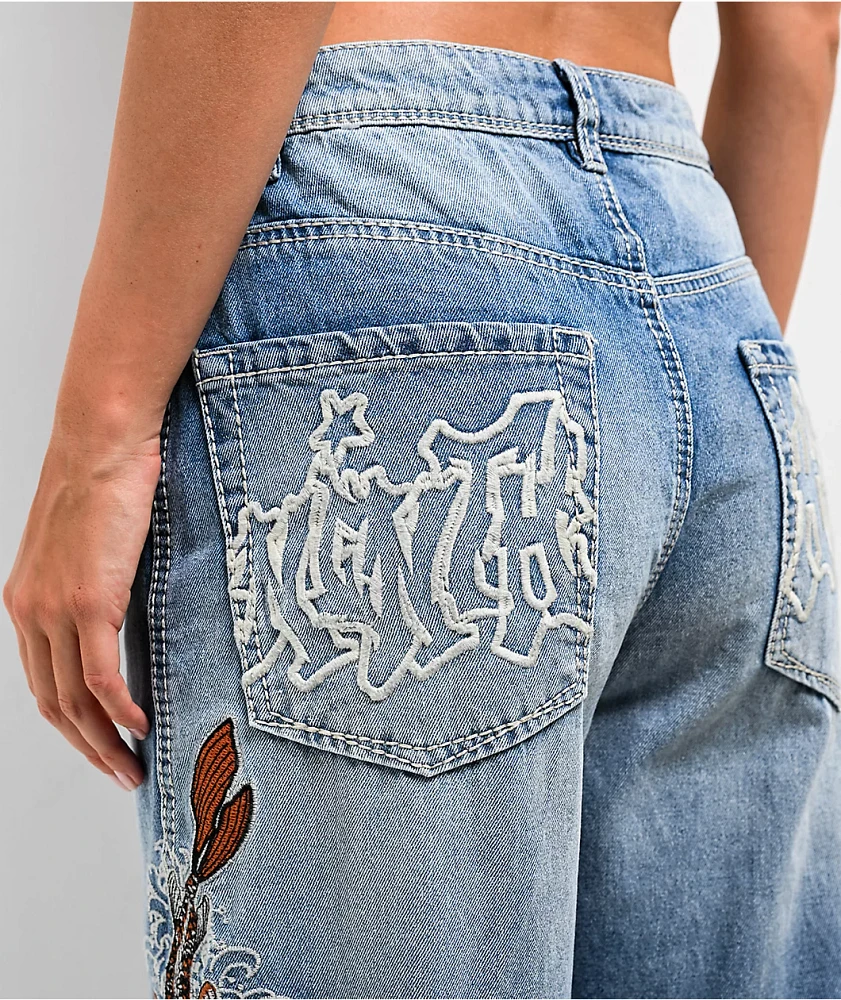 Ninth Hall Idle Consult Straight Leg Denim Jeans | MainPlace Mall