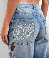 Ninth Hall Idle Consult Straight Leg Denim Jeans | MainPlace Mall