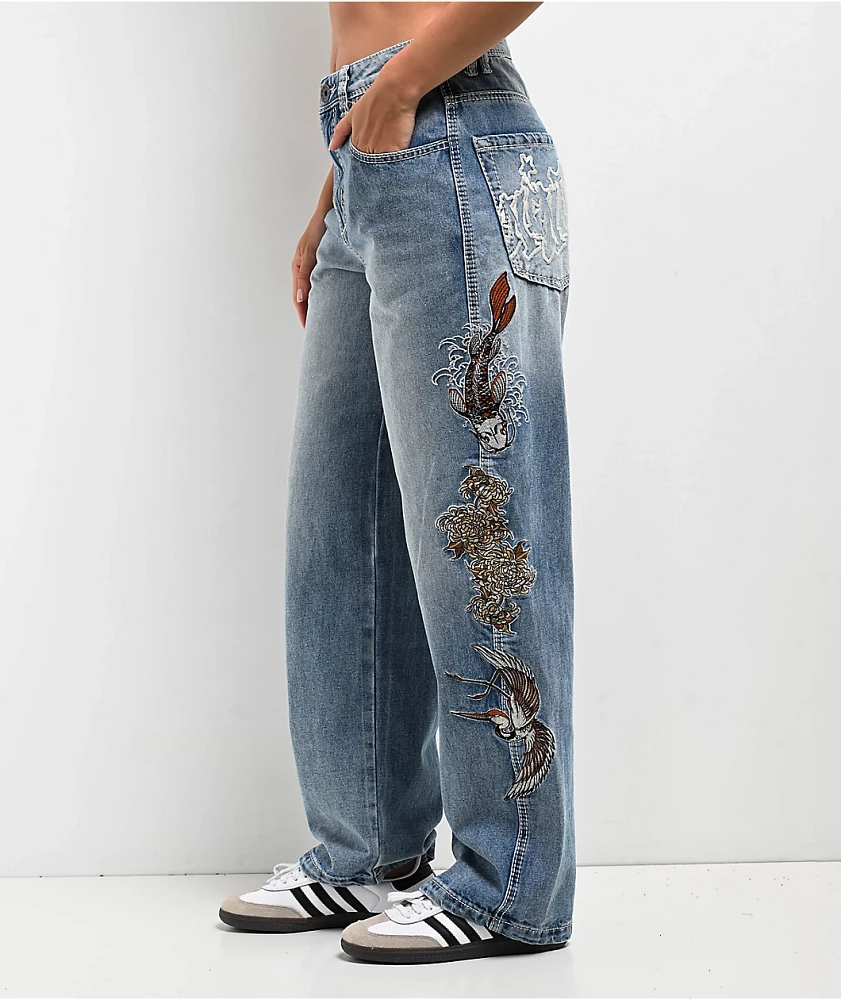 Ninth Hall Idle Consult Straight Leg Denim Jeans at CoolSprings