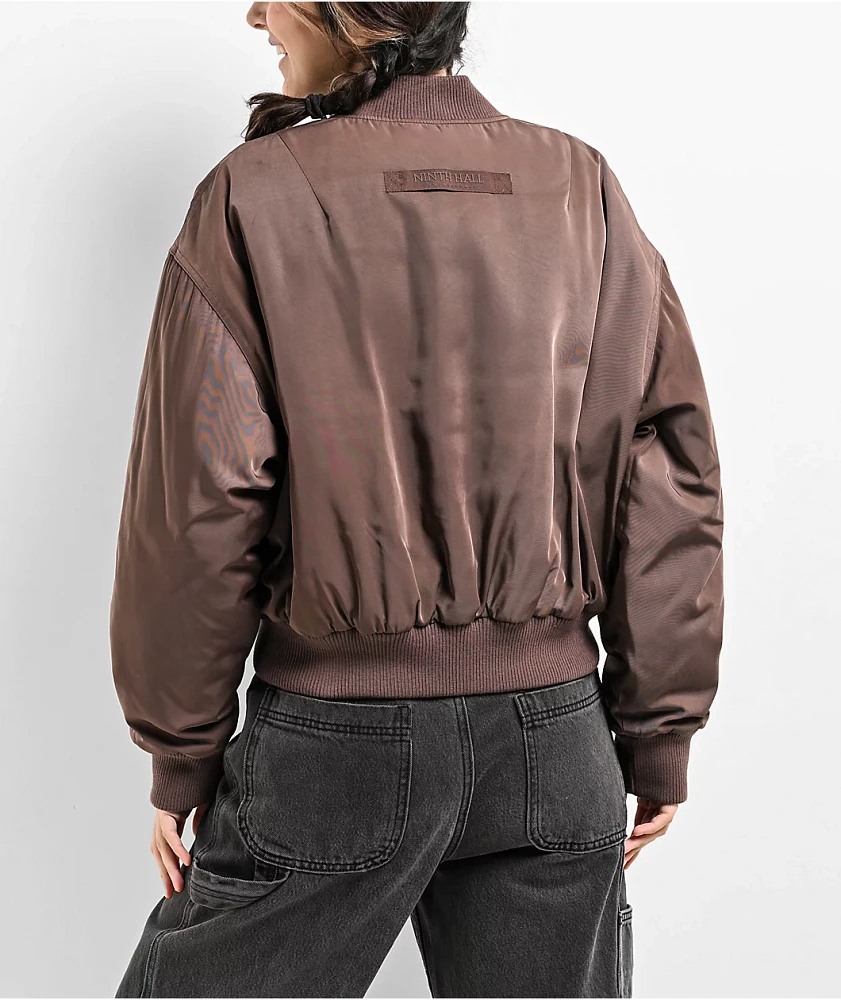 Ninth Hall Orion Brown Bomber Jacket | MainPlace Mall