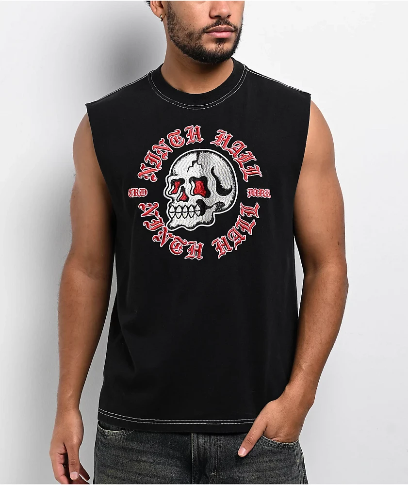 Ninth Hall Red Eye Black Tank Top | Arden Fair
