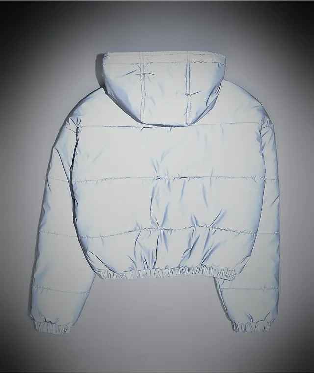 Reflective puffer jacket forever 21 store