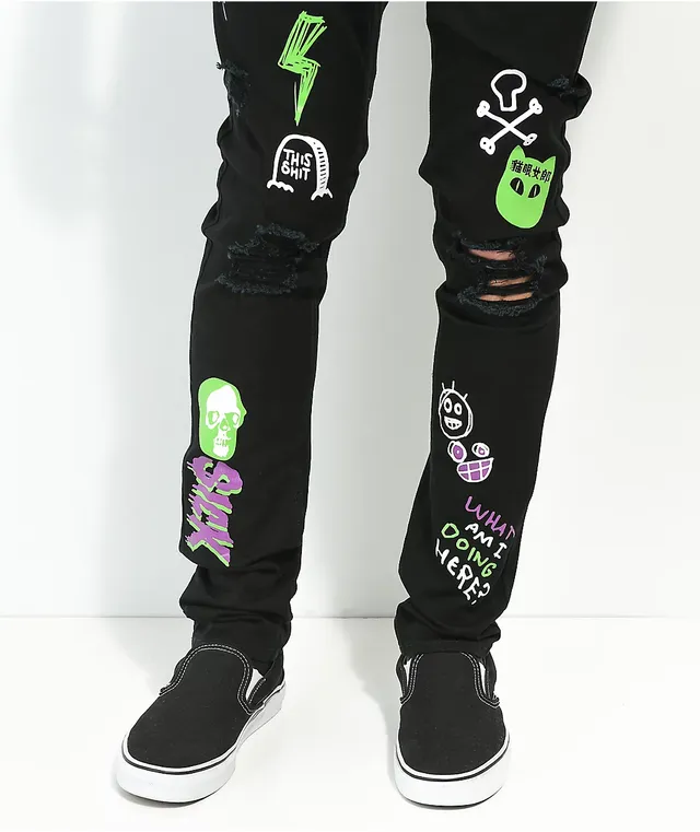 Ninth hall rogue black shredded jeans clearance